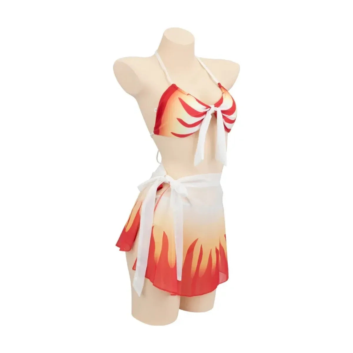 Demon Slayer Inspired Cosplay Bikini Set - Cosplay - Swimsuit / Bikini / One-Piece Swimwear - 5