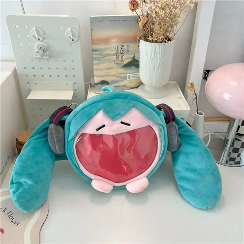 Hatsune Miku Plush Anime Backpack