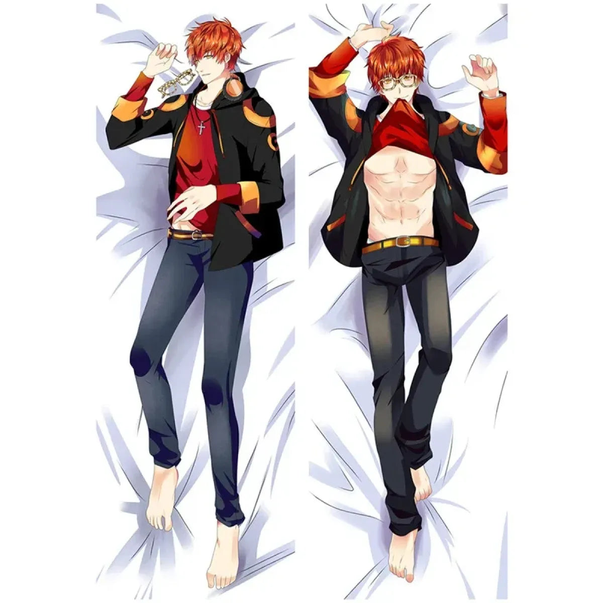 Mystic Messenger Zen & 707 Dakimakura Pillowcase - Anime - Pillow / Cushion - 2