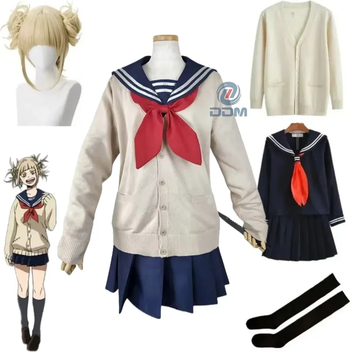 Himiko Toga JK Uniform Cosplay Set - Anime - Cosplay Outfit - 1