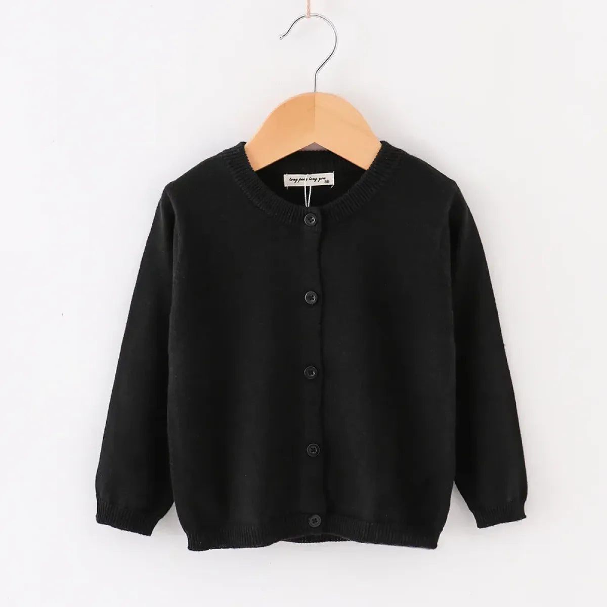 Kids Solid Knit Cardigan Sweater - Sweaters - Cardigan - 3