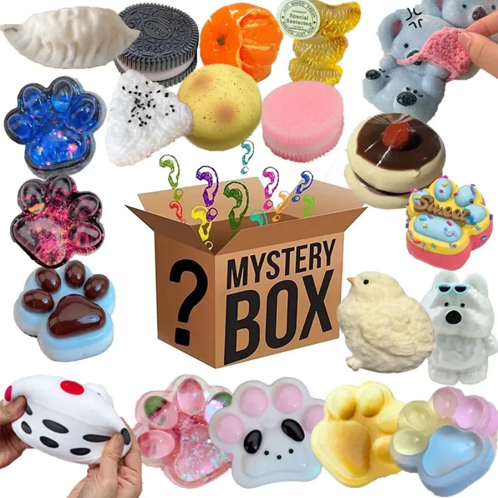 Mystery Kawaii Cat Paw Squishy Fidget Toy - Accessories - Toy - 1