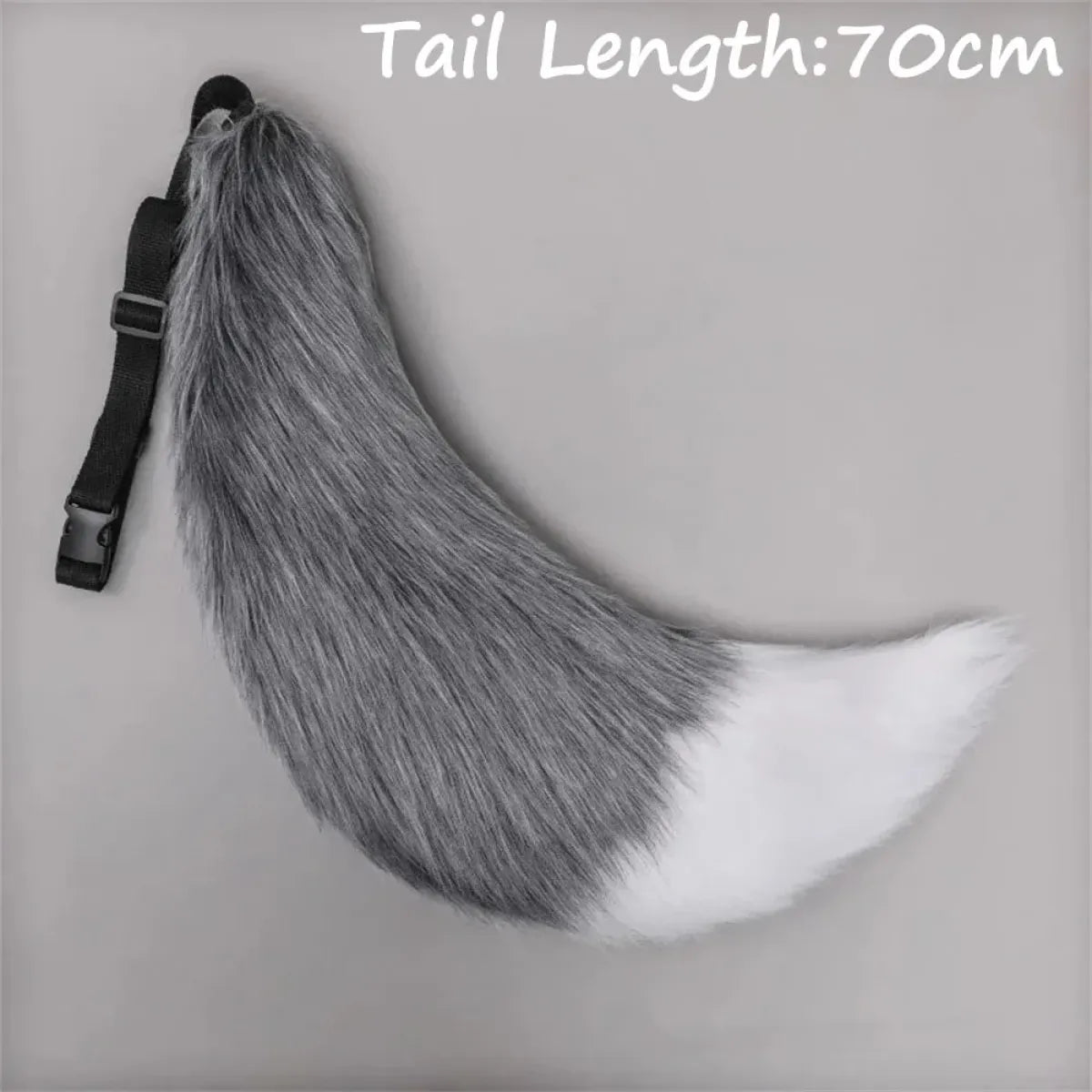 Plush Anime Cat & Fox Cosplay Tail – 70cm - Women’s Clothing & Accessories - Costume Props - 7