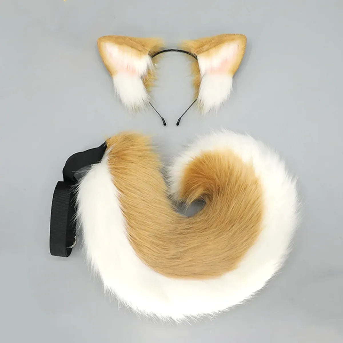 Furry Anime Dog Ear Headband & Tail Set - Anime - Costume Props - 17