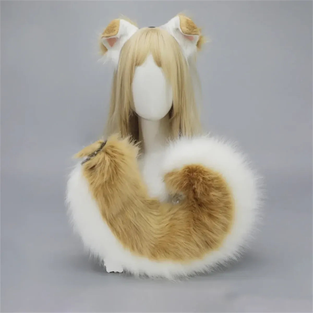 Furry Anime Dog Ear Headband & Tail Set - Anime - Costume Props - 9