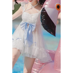 Sweet Lolita Bow One-Piece Swimsuit - Swimsuits - Swimsuit / Bikini / One-Piece Swimwear - 6