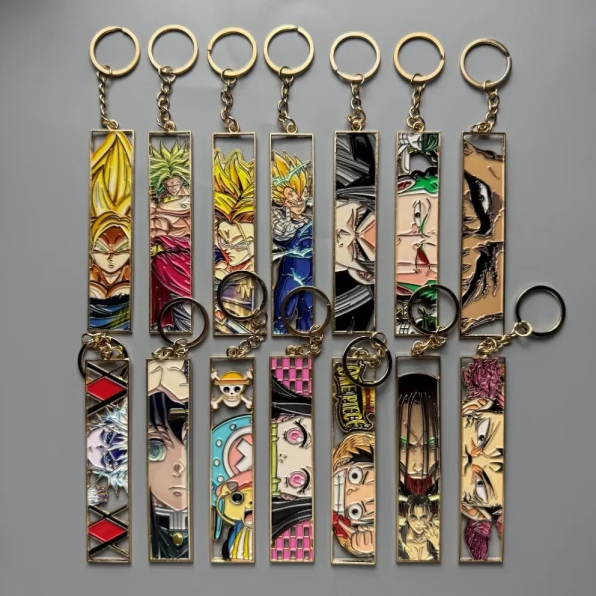 One Piece Metal Hollow-Out Anime Keychain - Accessories - Accessories - 1