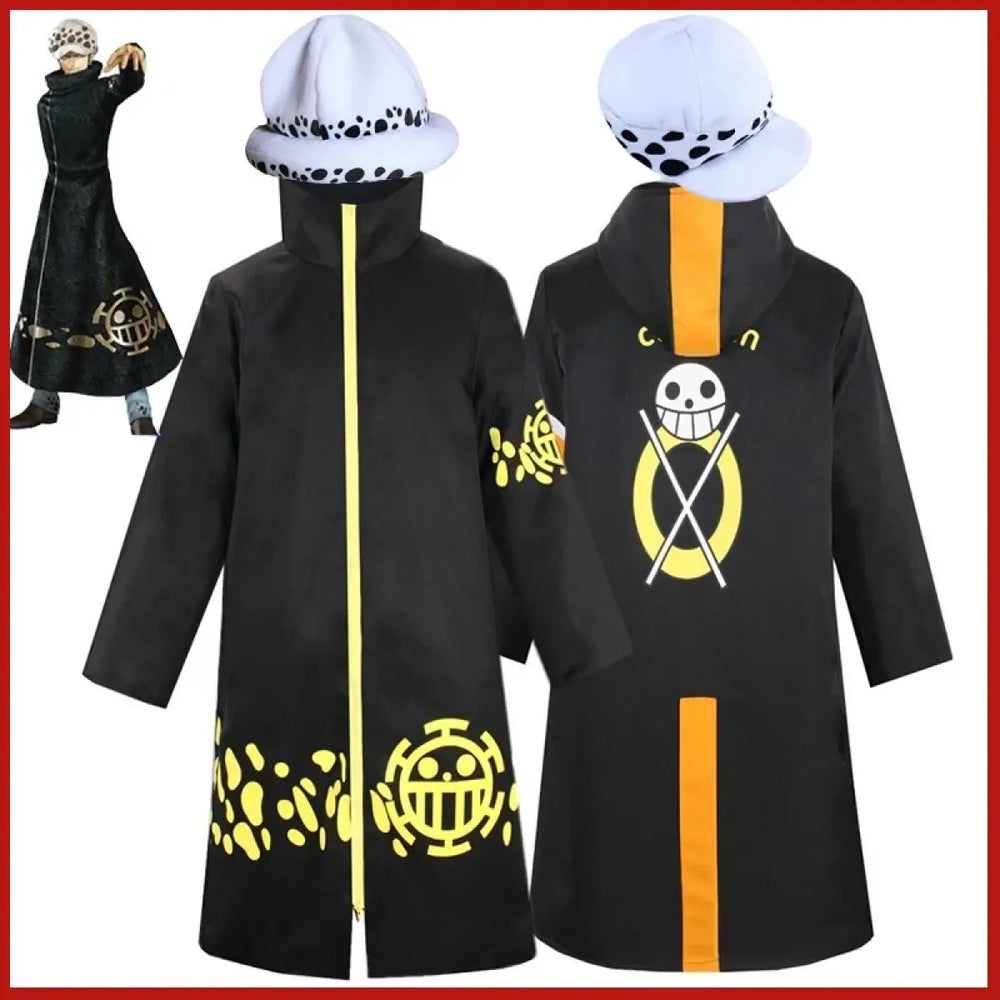 Trafalgar Law Anime Cosplay Costume Set - Anime - Cosplay Outfit - 1