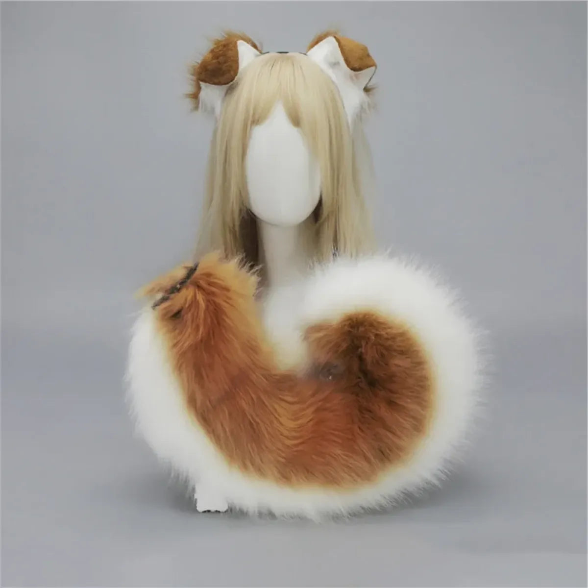 Furry Anime Dog Ear Headband & Tail Set - Anime - Costume Props - 15