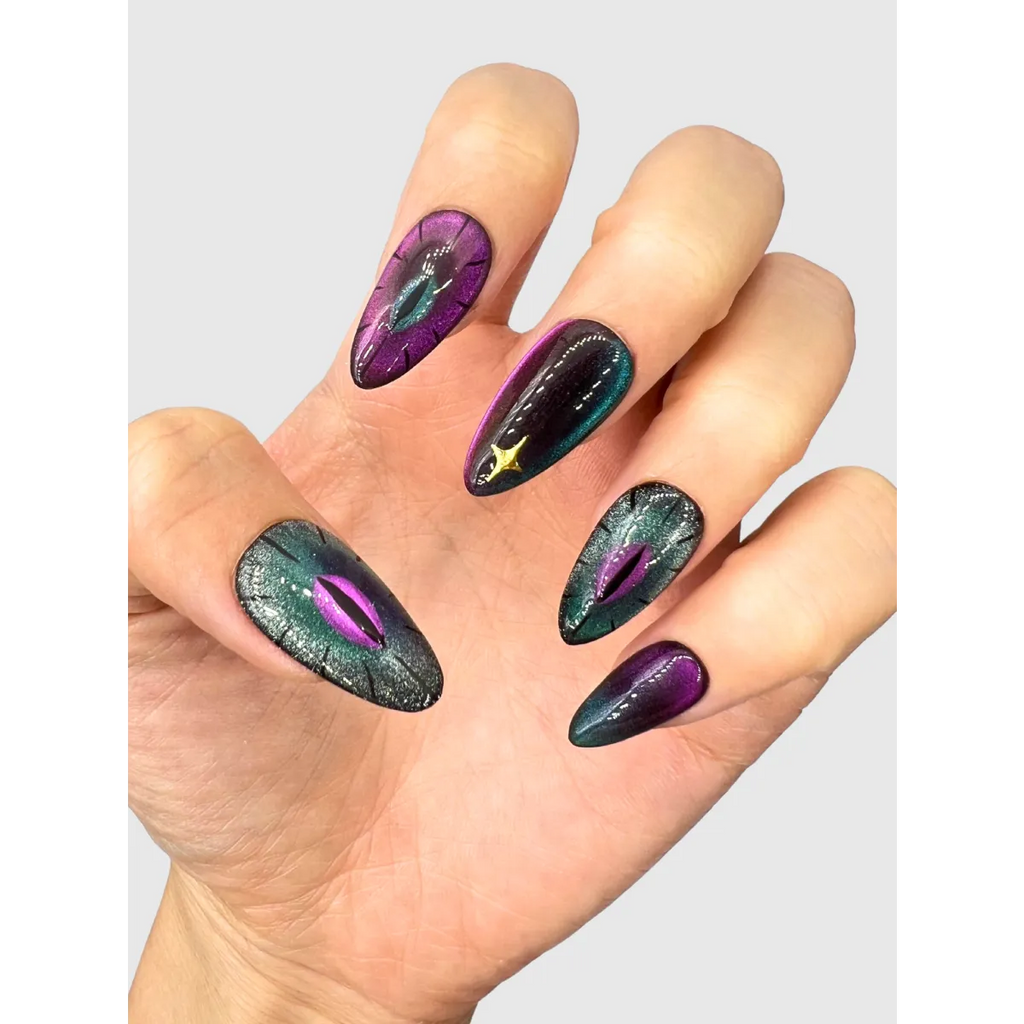 Snake Den Reusable Press-On Nails - Harajuku Style - Cosmetics - 3