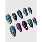 Snake Den Reusable Press-On Nails - Harajuku Style - Cosmetics - 4