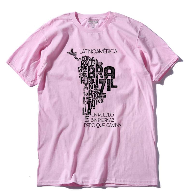 South America Tee - Pink / M - T-Shirts - Shirts & Tops - 13 - 2024