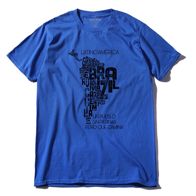 South America Tee - Blue / M - T-Shirts - Shirts & Tops - 8 - 2024