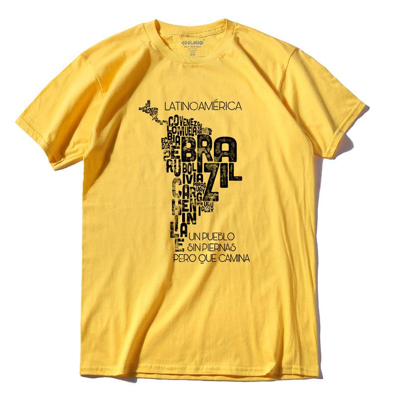 South America Tee - Yellow / M - T-Shirts - Shirts & Tops - 12 - 2024