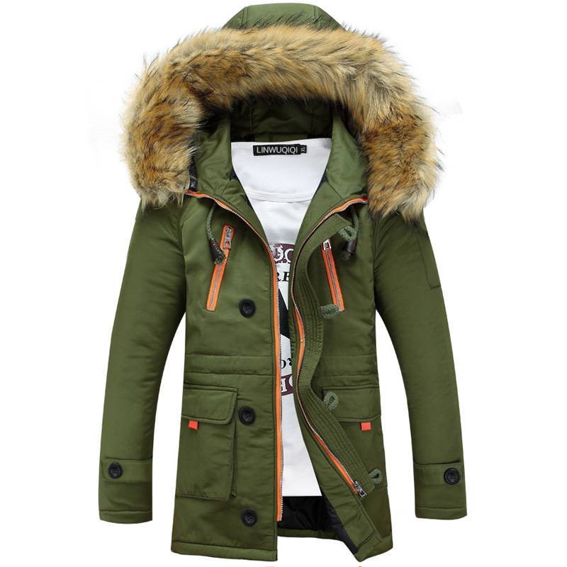 Street Fashion Fur Coat - Green / XL - Men’s Clothing & Accessories - Coats & Jackets - 8 - 2024