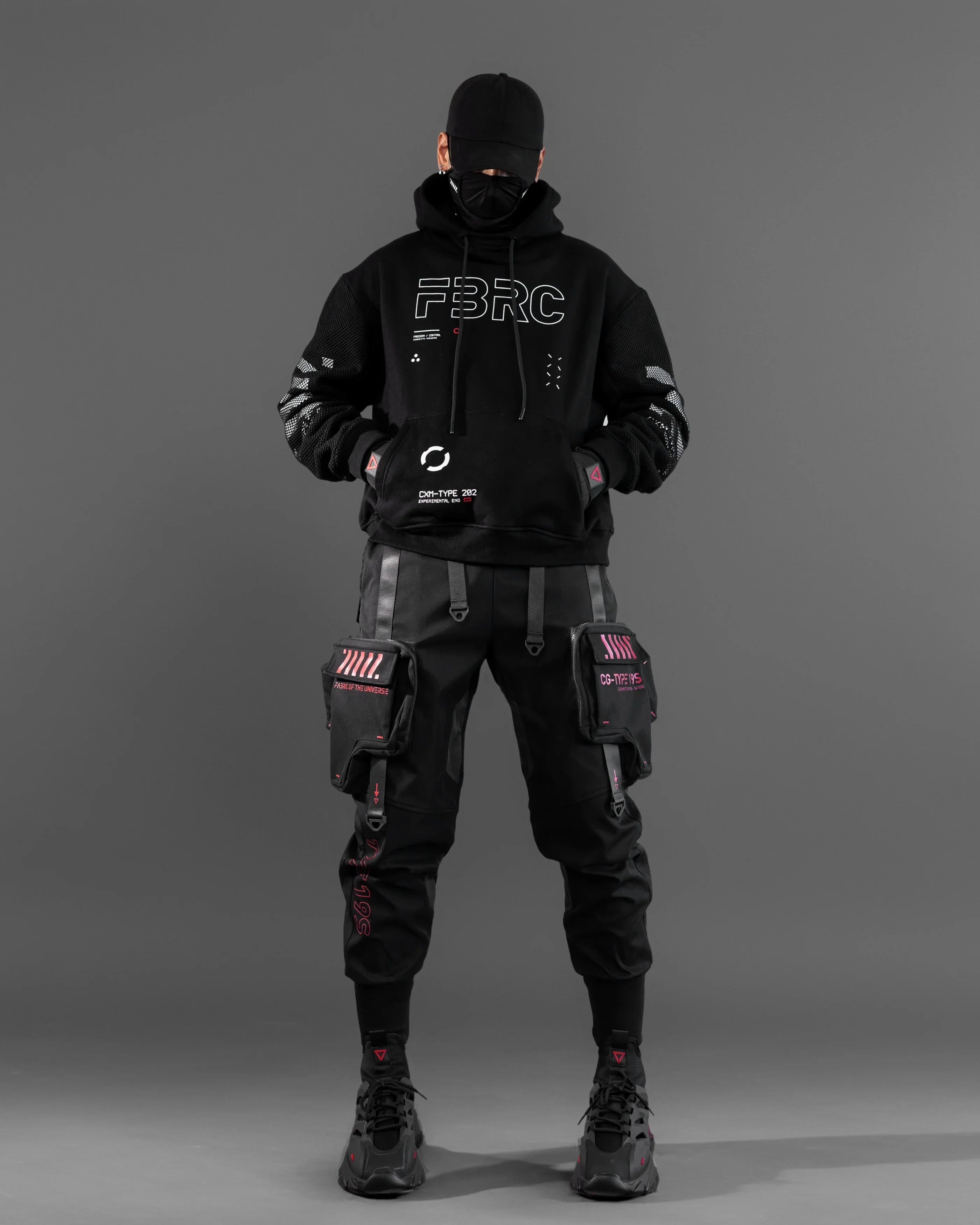 CG-Type 19S Black Red Tactical Cargo Pants