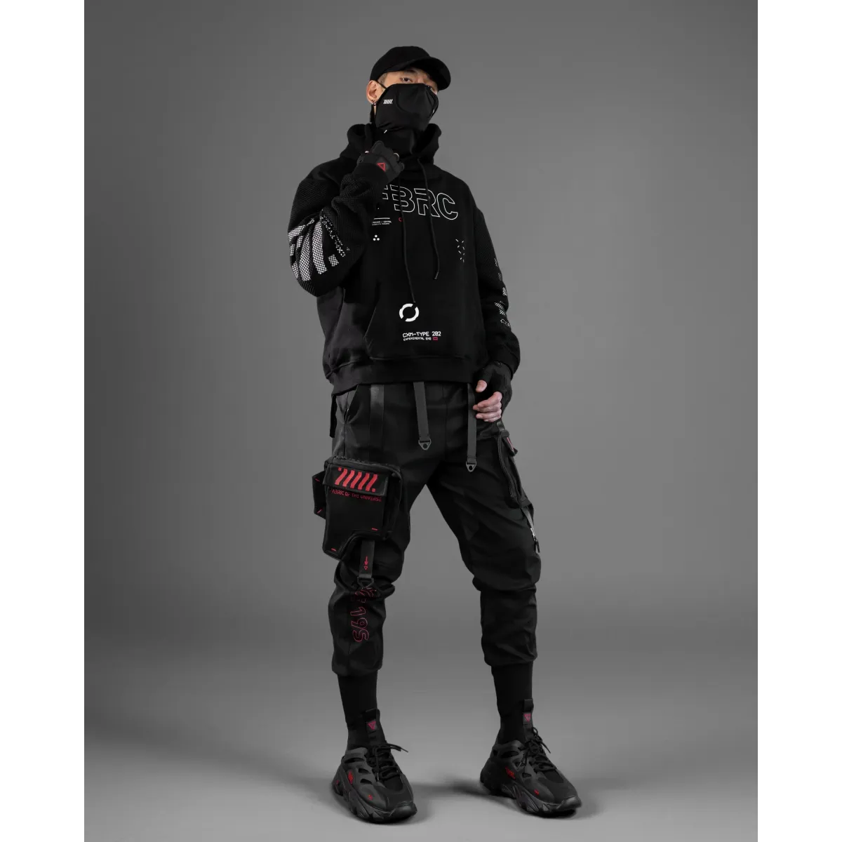 CG-Type 19S Black Red Tactical Cargo Pants - Bottoms - Cargo Pants - 8