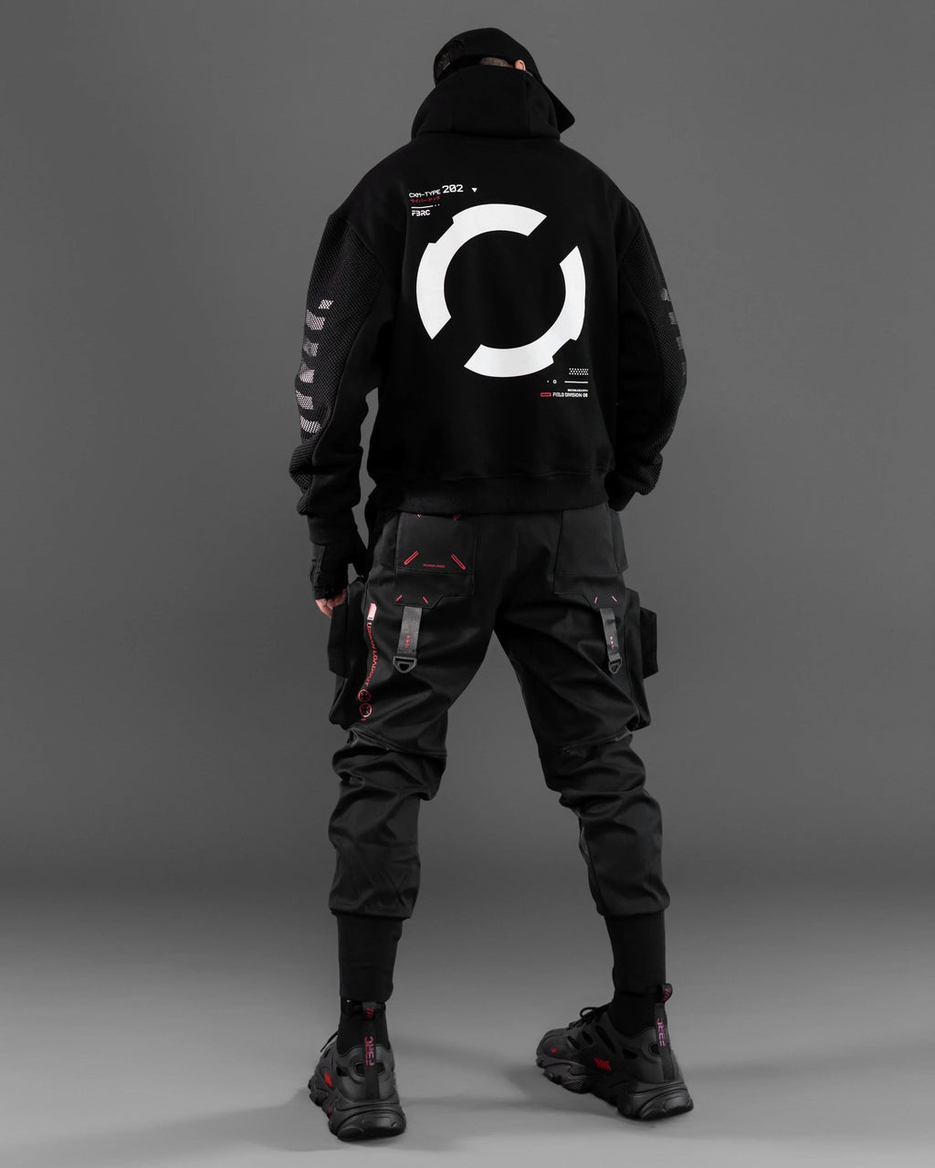 CG-Type 19S Black Red Tactical Cargo Pants
