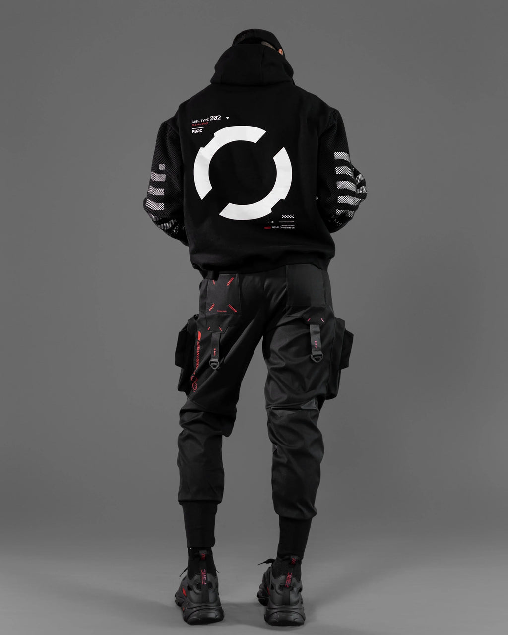 CG-Type 19S Black Red Tactical Cargo Pants