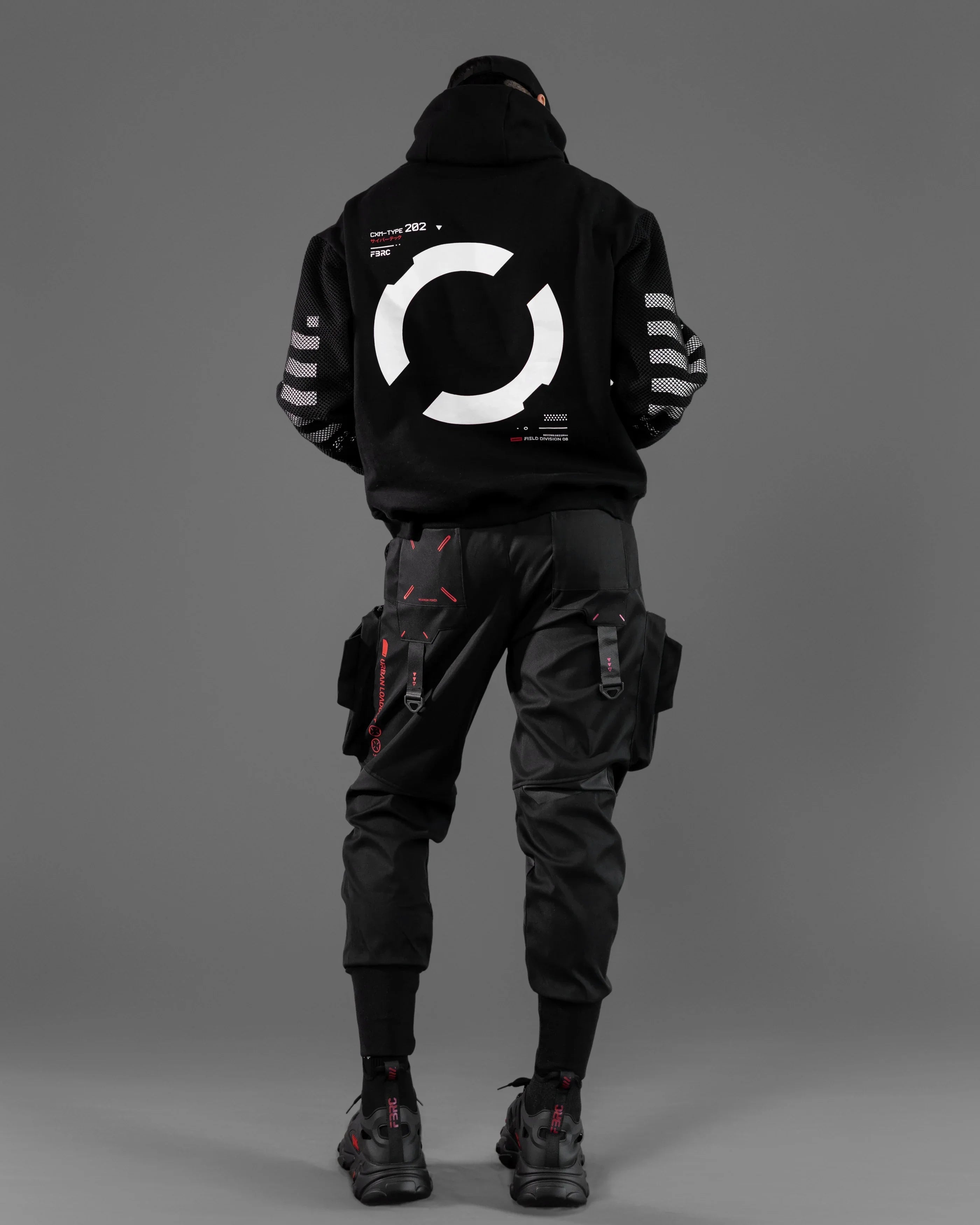 CG-Type 19S Black Red Tactical Cargo Pants