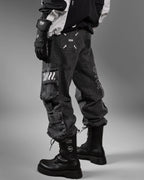 DJ-Type 001A Charcoal Denim Cargo Pants