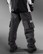 DJ-Type 001A Charcoal Denim Cargo Pants