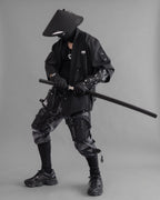 Kimo-Type 045 Black Lightweight Kimono Shirt