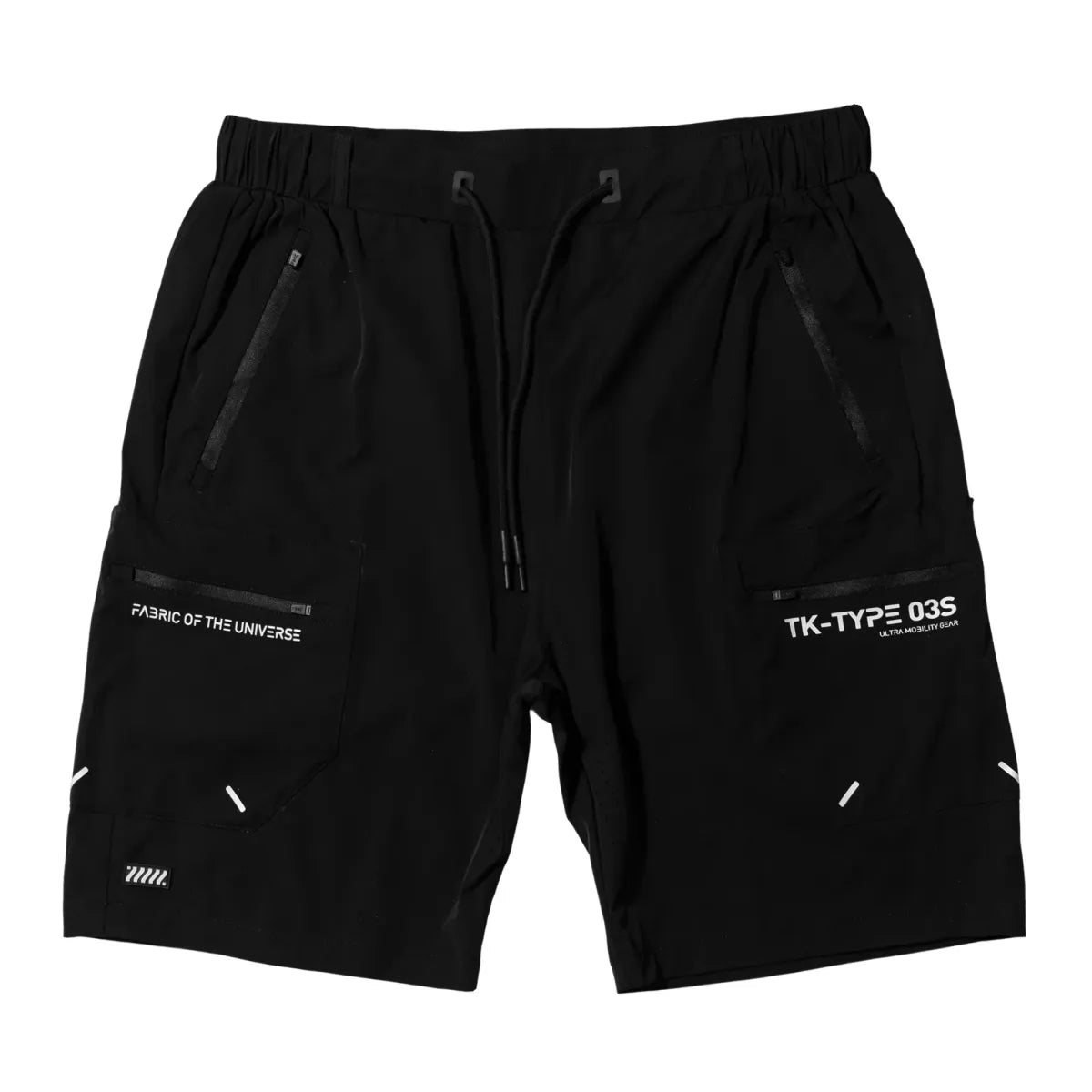 TK-Type 03S Black Utility Athletic Shorts - Shorts - Shorts - 1