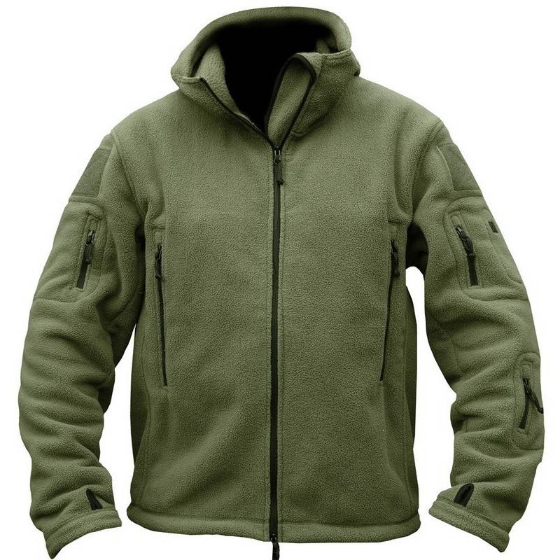Tactical Fleece Jacket - Kawaii Stop - Down Jackets, Fleece, Harajuku Style, Jacket, Men's Clothing &amp; Accessories, Men's Jackets, Men's Jackets &amp; Coats, Military, Tactical, Turn-Down Collar, Winter