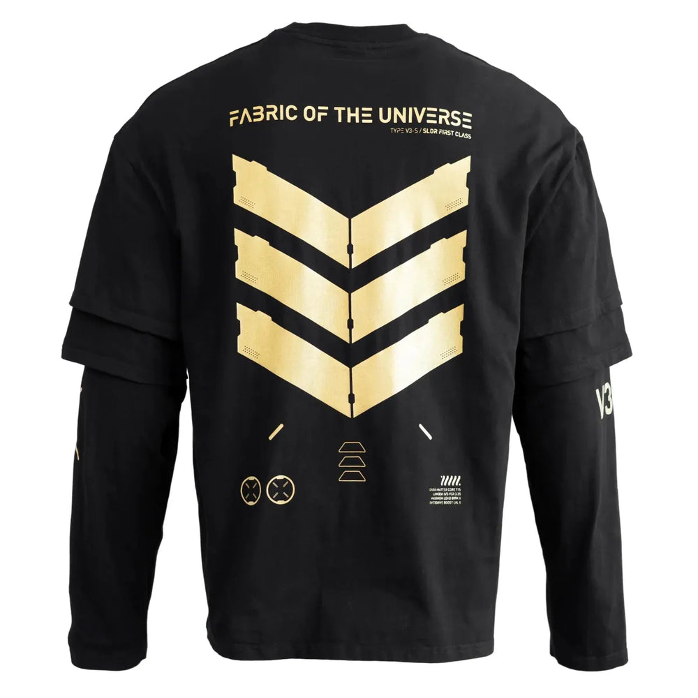 V3-S Triple Sleeve Oversized Long Tee - T-Shirts - T-Shirt - 1