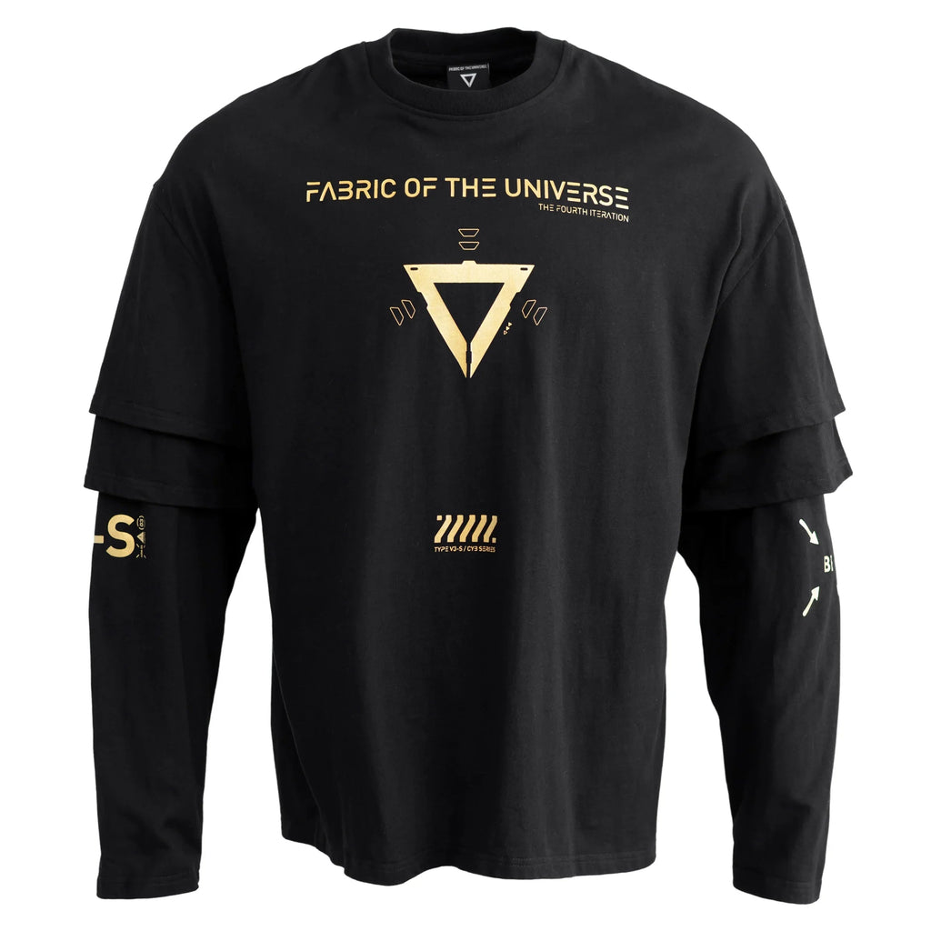 V3-S Triple Sleeve Oversized Long Tee