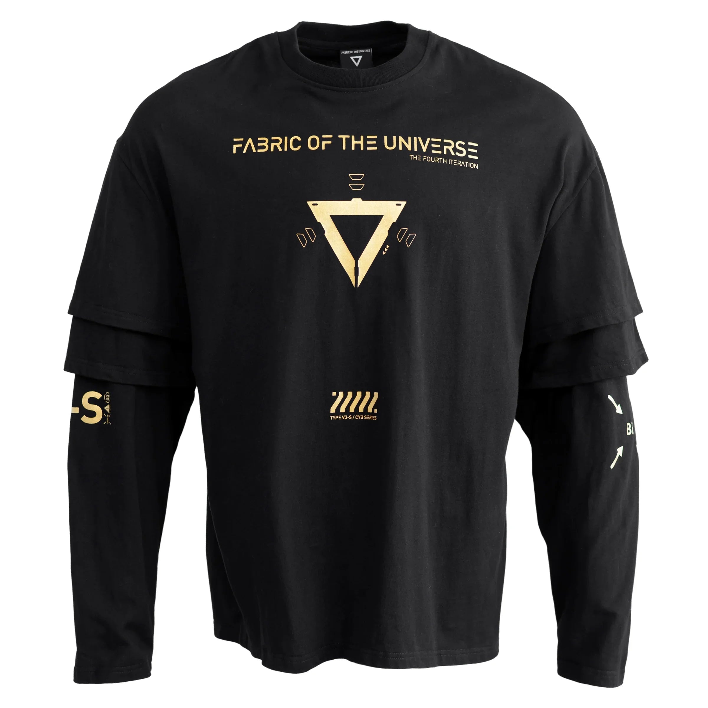 V3-S Triple Sleeve Oversized Long Tee