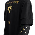 V3-S Triple Sleeve Oversized Long Tee