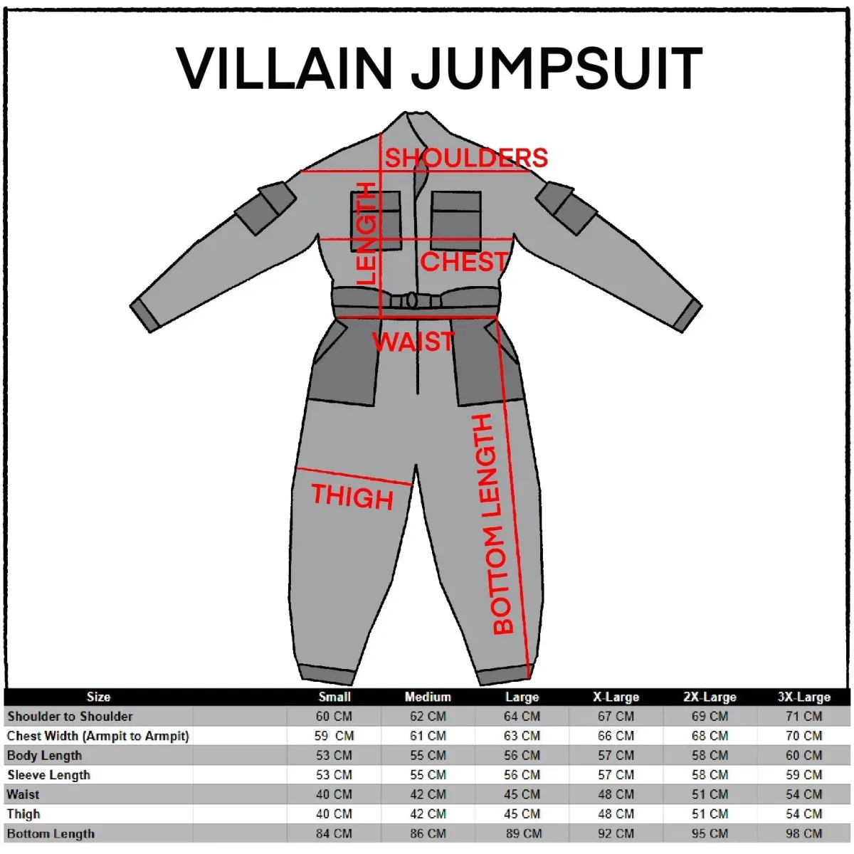 VJ-008 White Villain Water-Resistant Jumpsuit - Women’s Clothing & Accessories - Accessory - 7