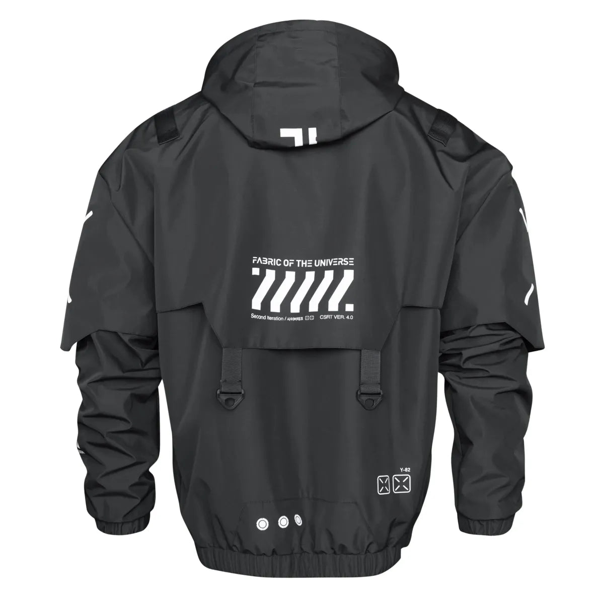 WB-Type 03A Cyberpunk Black Windbreaker - Harajuku Style - Jacket - 2