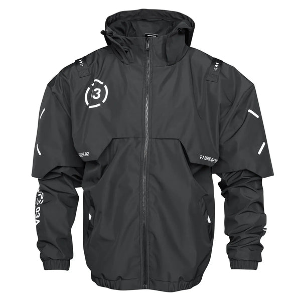 WB-Type 03A Cyberpunk Black Windbreaker - Harajuku Style - Jacket - 1