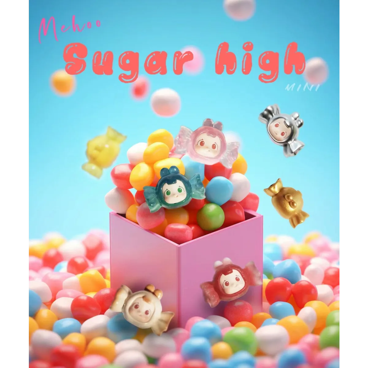 Mehoo Mini Sugar High Blind Box (1 Blind Box) - Figurines - Figures - 1