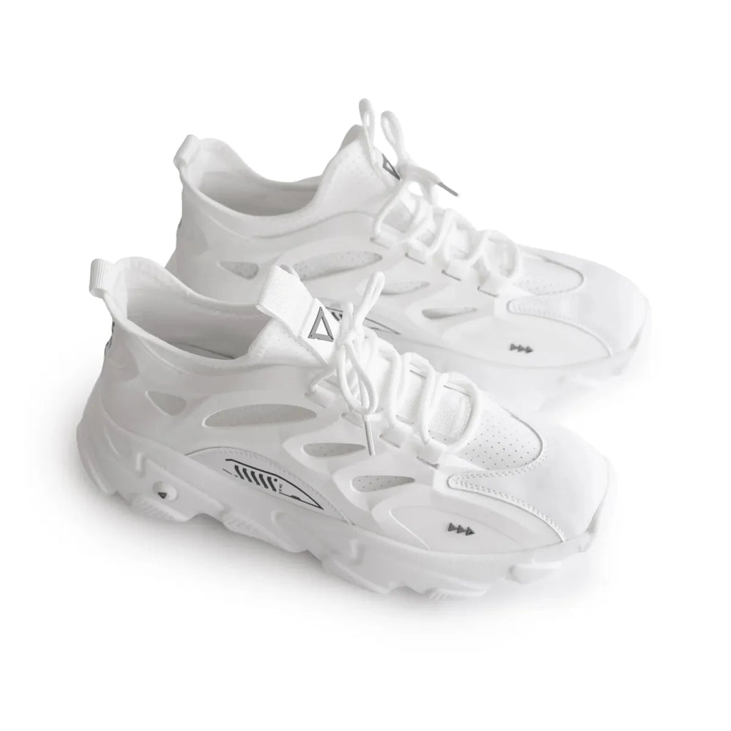 SN-Type 02B Futuristic White Sneakers - Harajuku Style - Sneakers - 1