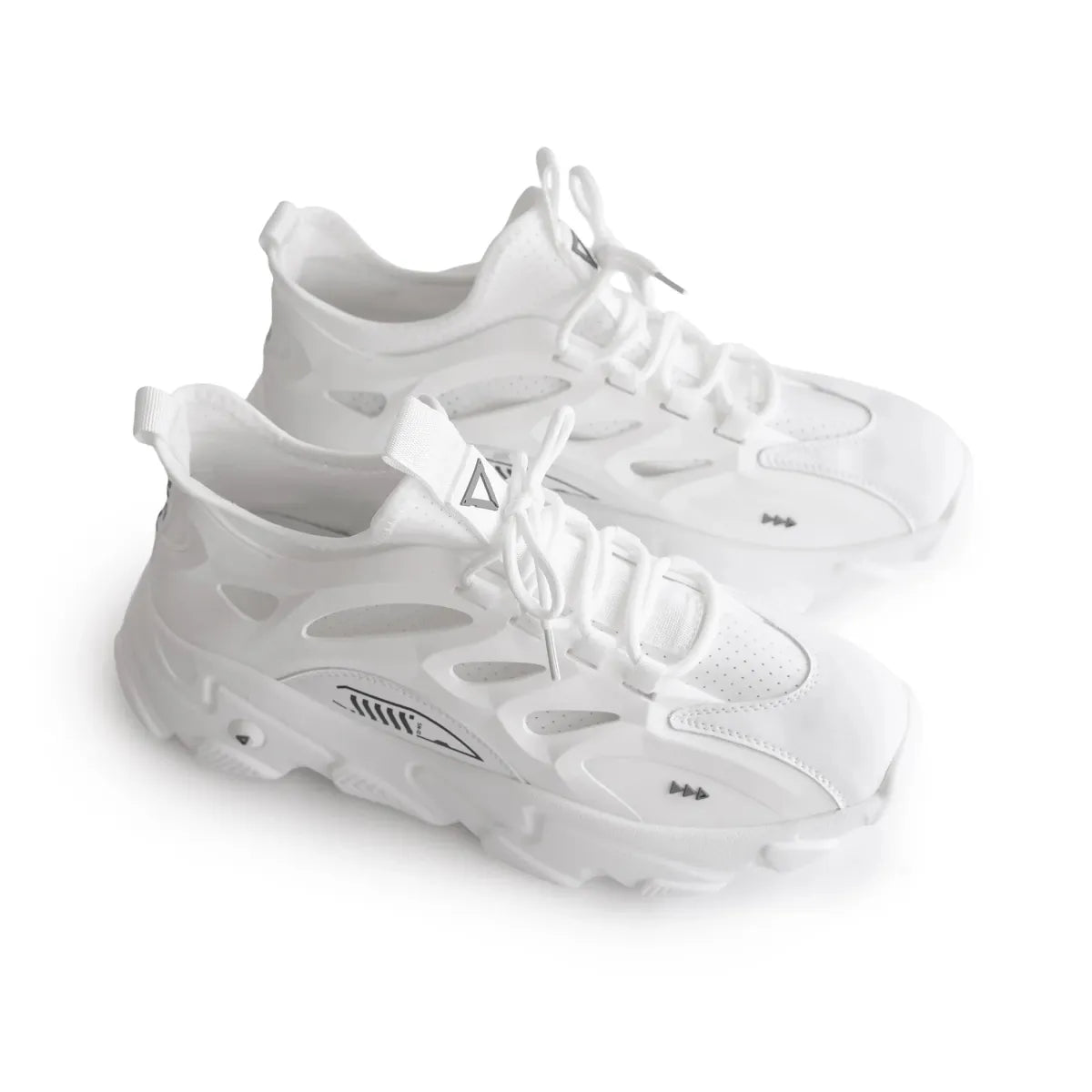 SN-Type 02B Futuristic White Sneakers - Harajuku Style - Sneakers - 1