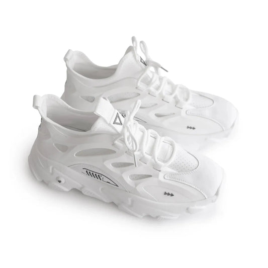SN-Type 02B Futuristic White Sneakers - Harajuku Style - Sneakers - 1