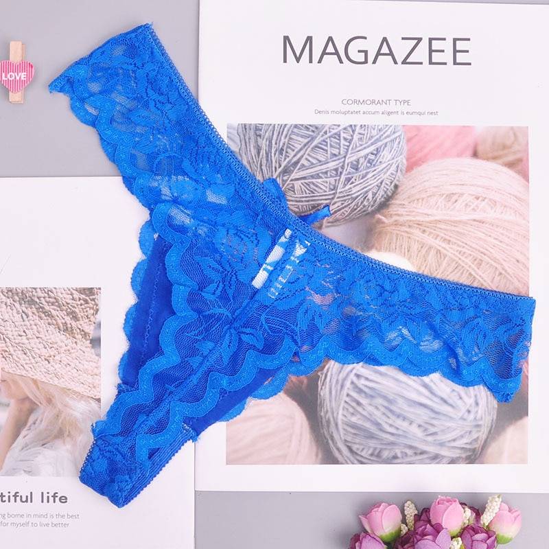 Lace G-Strings - Kawaii Stop - Acrylic, Bow, Briefs, Cotton, Cute, G-Strings, Intimates, Lace, Low-Rise, Modal, Panties, Panty, Sexy, Sexy Lingerie, Sexy Products, Solid, Spandex, Underwear, Women's, Women's Clothing &amp; Accessories