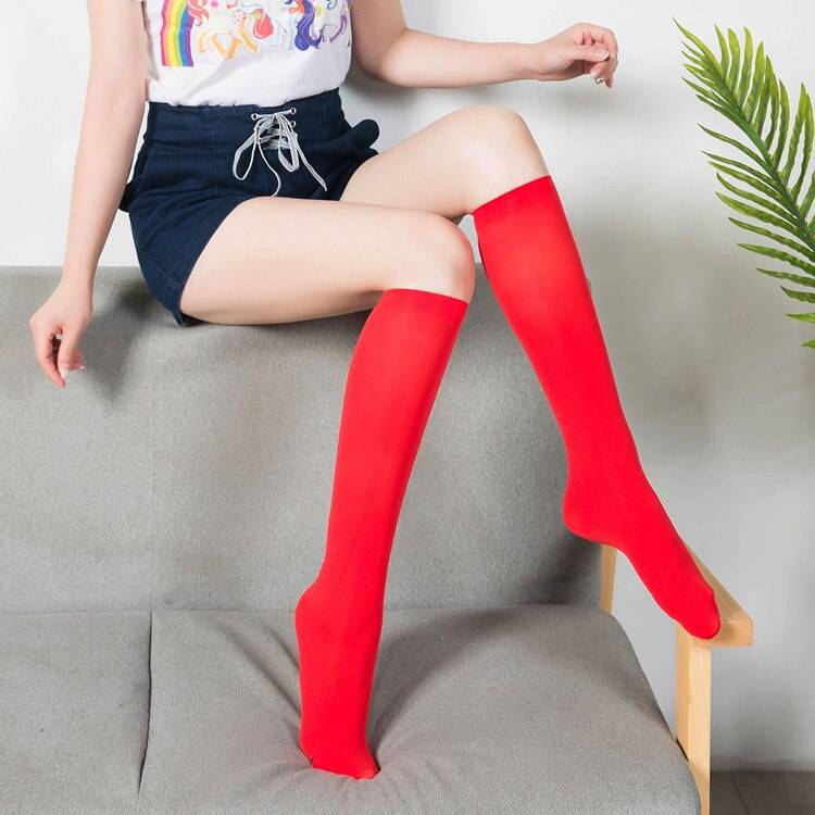 Kawaii Women's Stockings - Kawaii Stop - Cotton, Cute, Fashion, Harajuku, Japanese, Kawaii, Korean, Sexy, Socks, Socks &amp; Hosiery, Solid, Stockings, Women's Clothing &amp; Accessories
