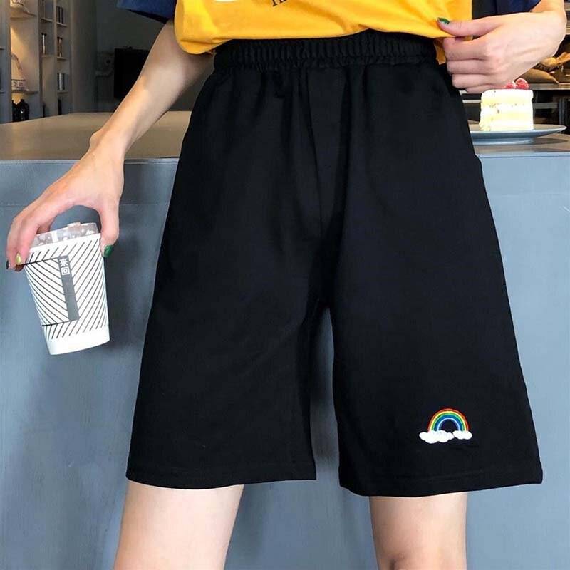 Korean Style Loose Shorts - Kawaii Stop - Adorable, Black, Bottoms, Cotton, Cute, Fashion, Grey, Harajuku, Japanese, Kawaii, Korean, Men's Bottoms, Men's Clothing &amp; Accessories, Men's Shorts, Polyester, Shorts, Solid, Style Loose, Unisex, Women's Clothing &amp; Accessories