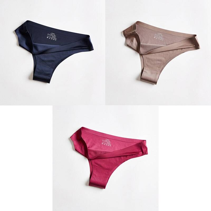 Sexy Seamless Panties for Women - Kawaii Stop - Comfy, Cotton, Cute, Intimates, Kawaii, Multicolored, Nylon, Panties, Panty, Set, Women's Clothing &amp; Accessories