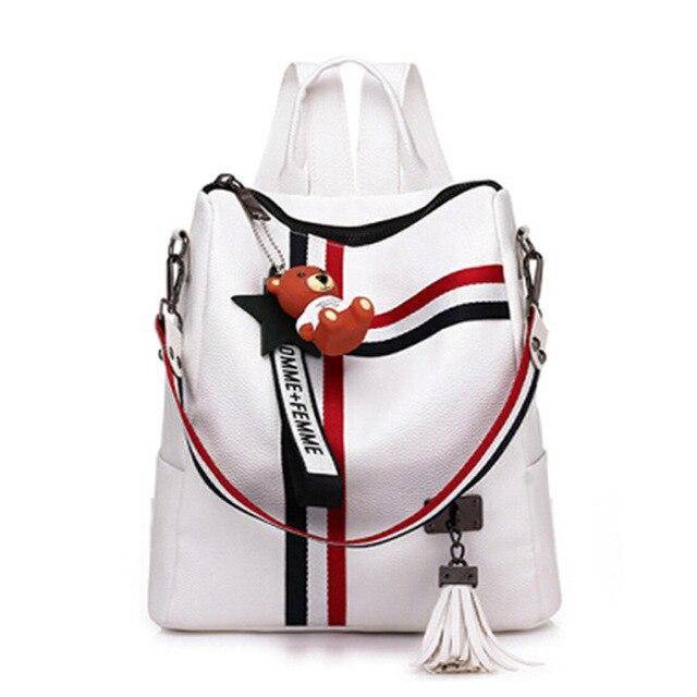 Women’s Trendy Backpack - White - Women’s Clothing & Accessories - Backpacks - 15 - 2024