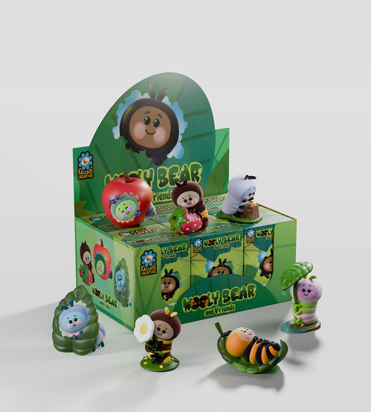 Wooly Bear and Friends Vinyl Blind Box (1 Blind Box)