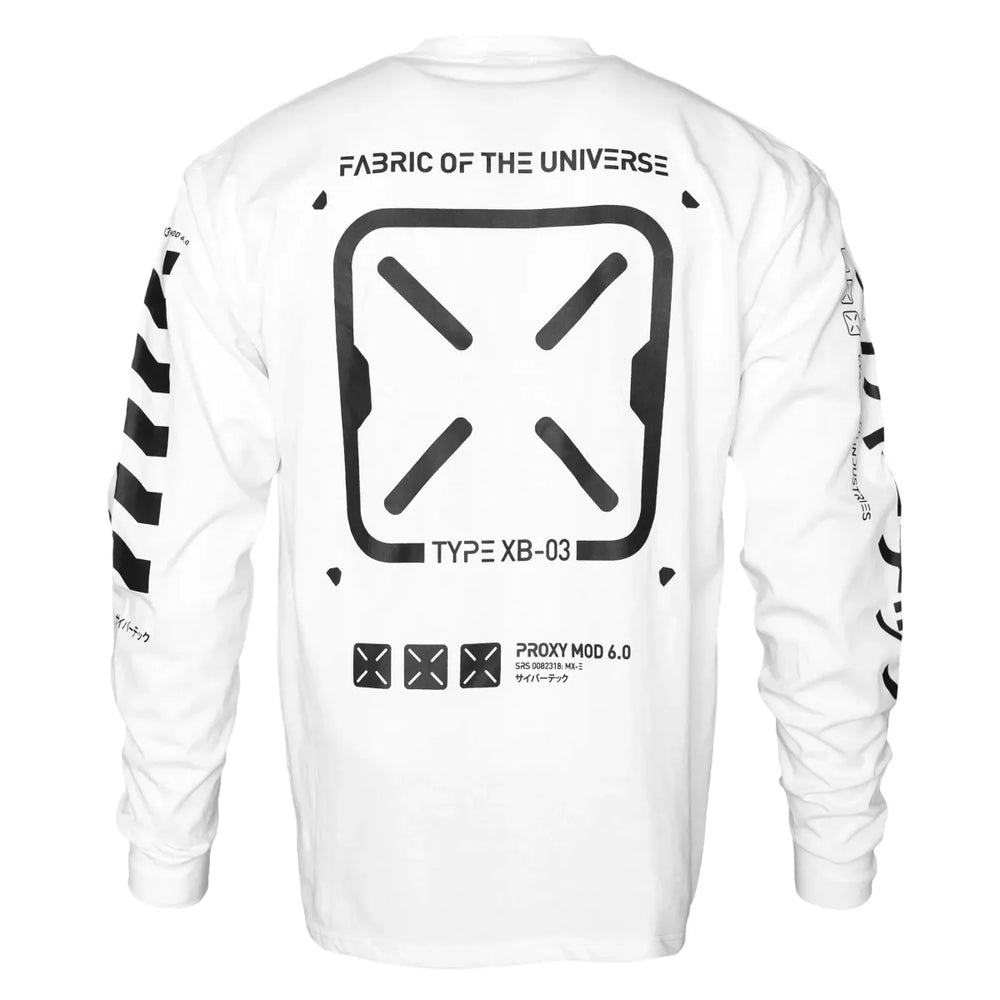 XB-03 Cyber Graphic Long Sleeve Tee - T-Shirts - T-Shirt - 1