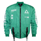 Y-2050 Techwear Green Bomber Jacket