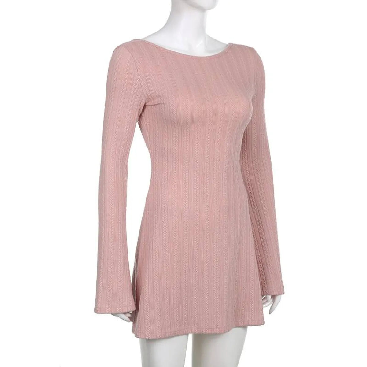 A-line Knitted Dress - All Dresses - 12
