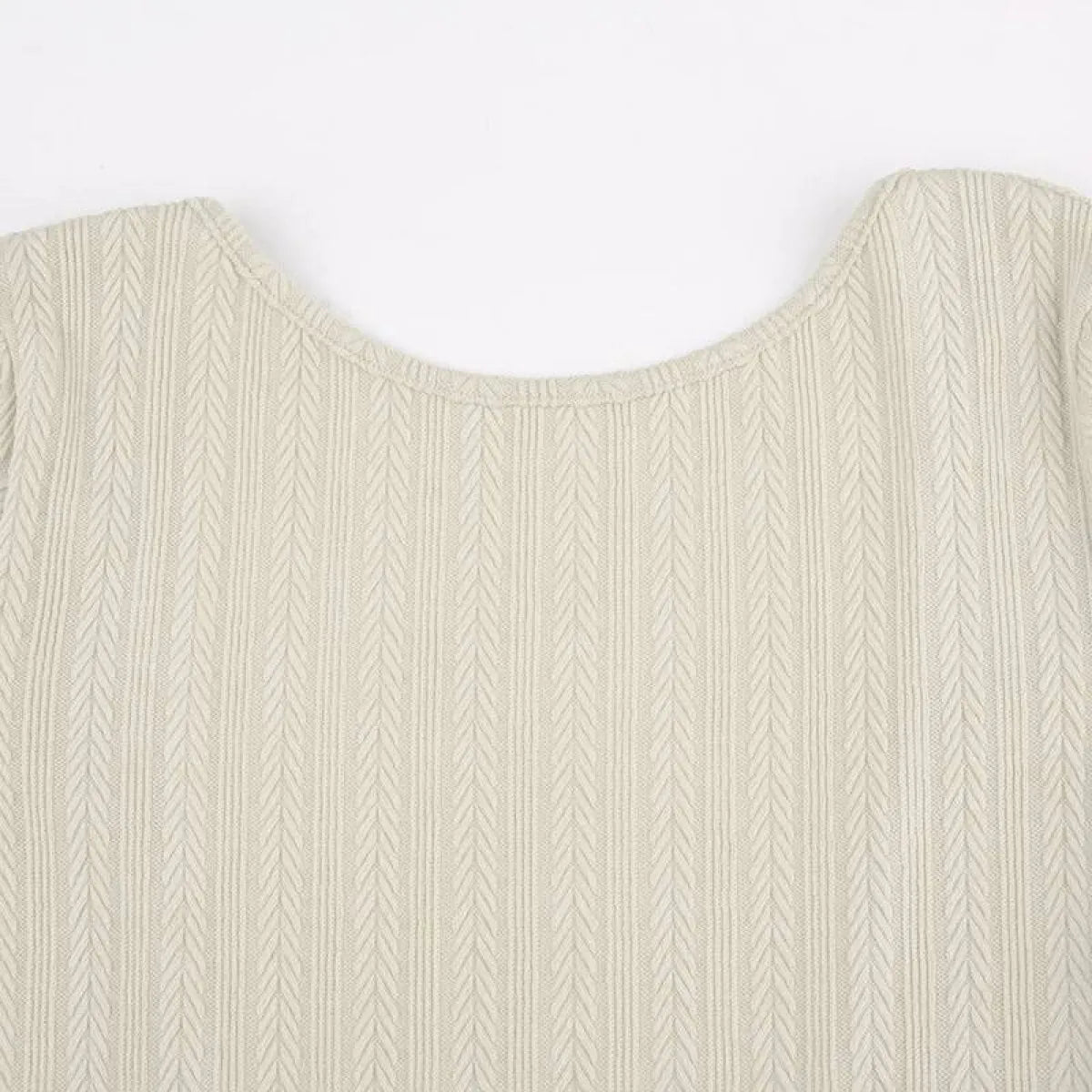 A-line Knitted Dress - All Dresses - 15